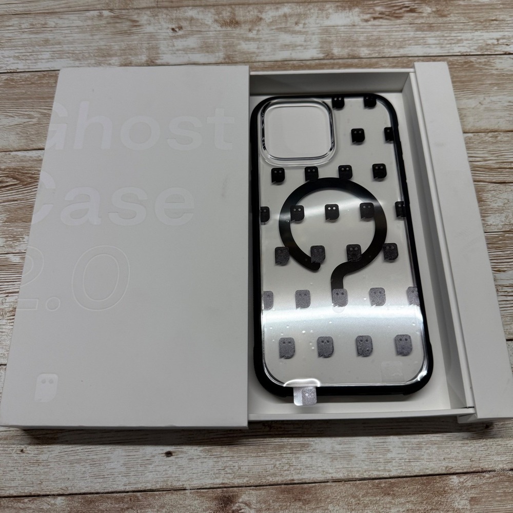 Ghost 2.0 iPhone 16 Pro Max Clear Case Zero Yellowing Magnetic MagSafe Open Box